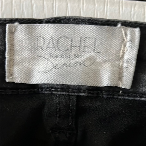 RACHEL Rachel Roy Black Straight Leg Jeans with Modern Appeal - Picture 3 of 4